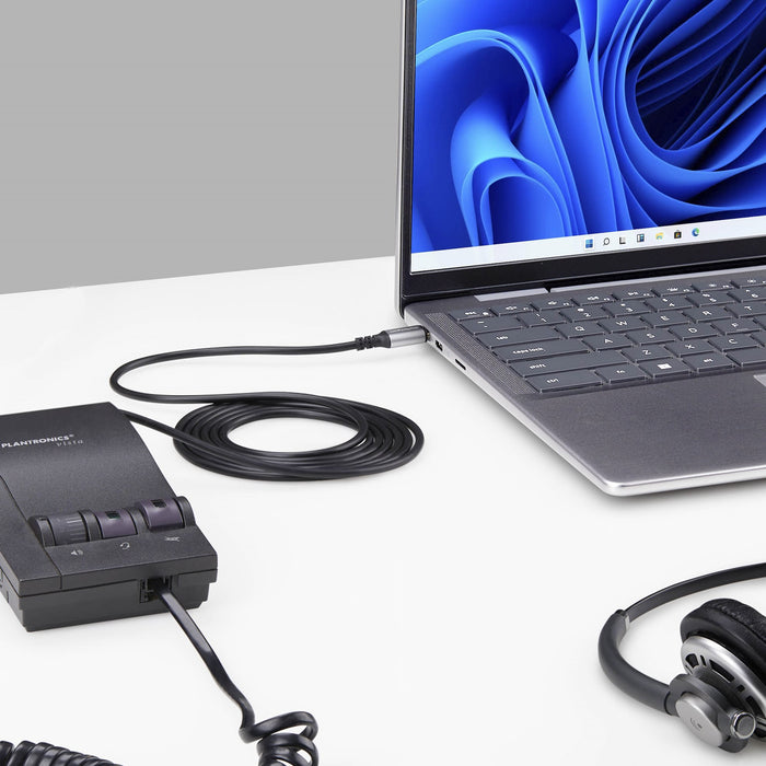 EAN 65030916042 - StarTech.com UR9-HEADSET-ADAPTER cambiador de género para cable RJ-9 Negro imagen 5
