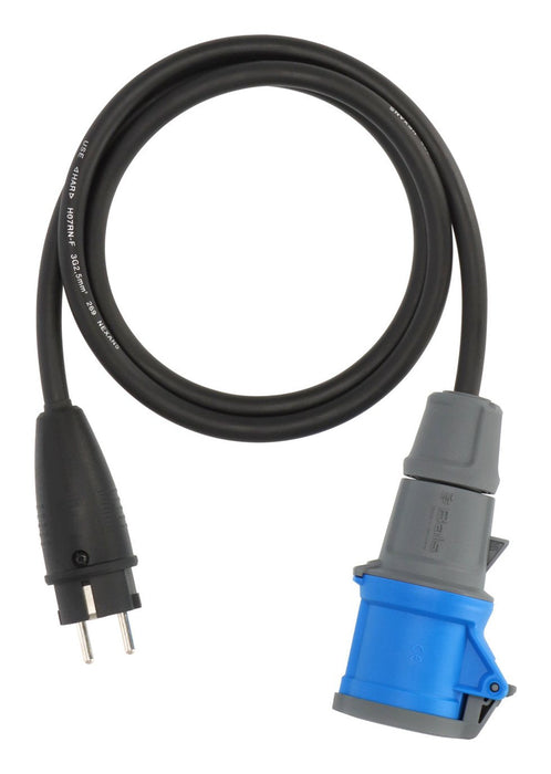 Brennenstuhl Adapter Cable 1,5m Schuko/Empalme Negro