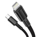 EAN 6953156231948 - Baseus CATLGD-A01 cable de conector Lightning 2 m Negro imagen 3