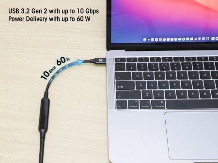 EAN 0766623355964 - Manhattan 355964 cable USB USB 3.2 Gen 2 (3.1 Gen 2) 3 m USB C Negro imagen 6