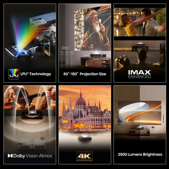 EAN 6942351423012 - Hisense PT1 Proyector de alcance ultracorto UHD 4K (3840x2160) 3D Negro imagen 5