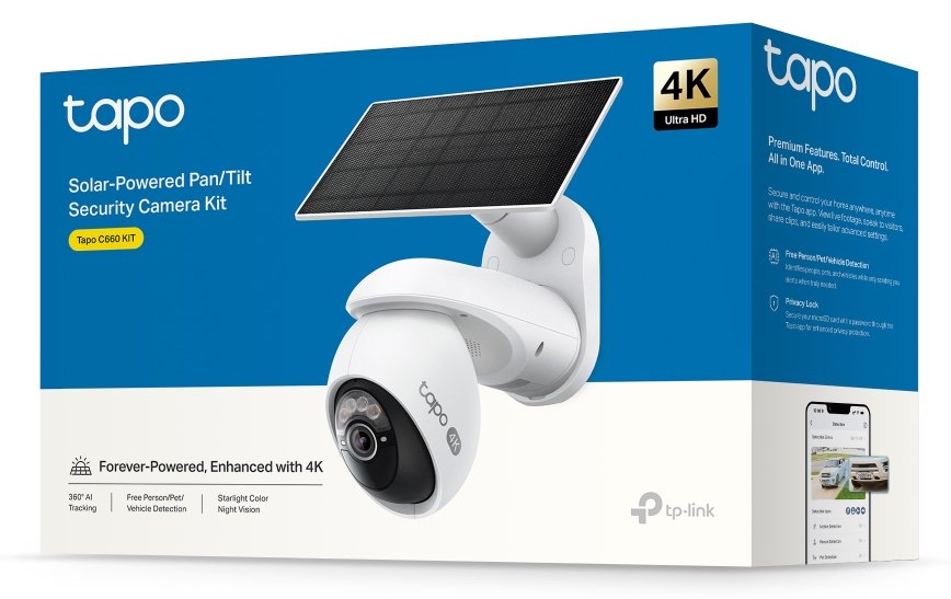 EAN 8885020624199 - TP-Link Tapo C660 KIT Bala (forma) Cámara de seguridad IP Exterior 3840 x 2160 Pixeles Techo/pared imagen 3