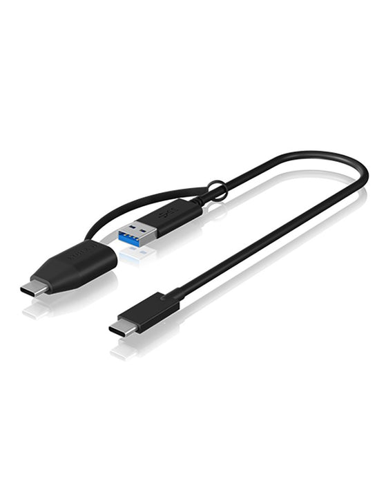 EAN 4250078171720 - ICY BOX IB-CB033 cable USB USB 3.2 Gen 2 (3.1 Gen 2) 0,35 m USB C USB A Negro imagen 1