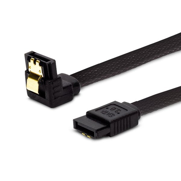 EAN 5901986045748 - Savio GAK-04 Kabel SATA III 30cm, oplot czarny, ktowy, zote zatrzaski cable de SATA 0,3 m SATA 7-pin 2 x  imagen 1