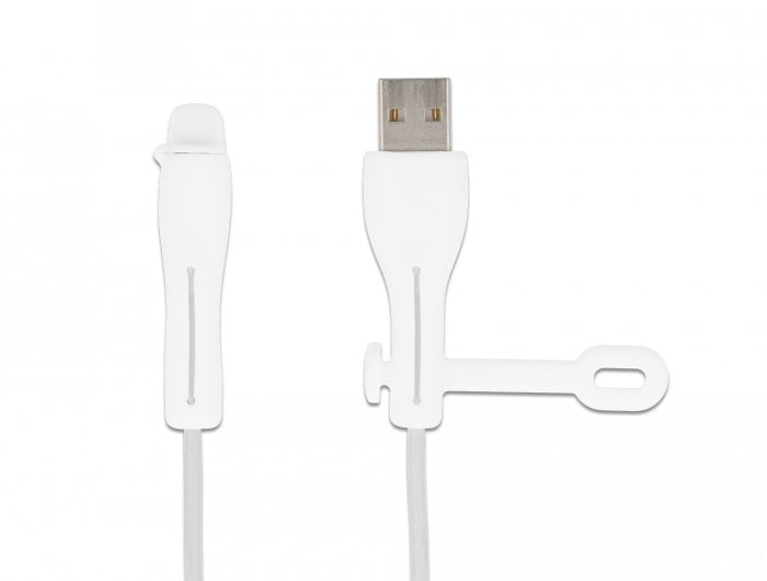 Staubschutz Für Usb Typ-A Stecker Und Apple Lightning Stecker Set 2 Stück Weiss