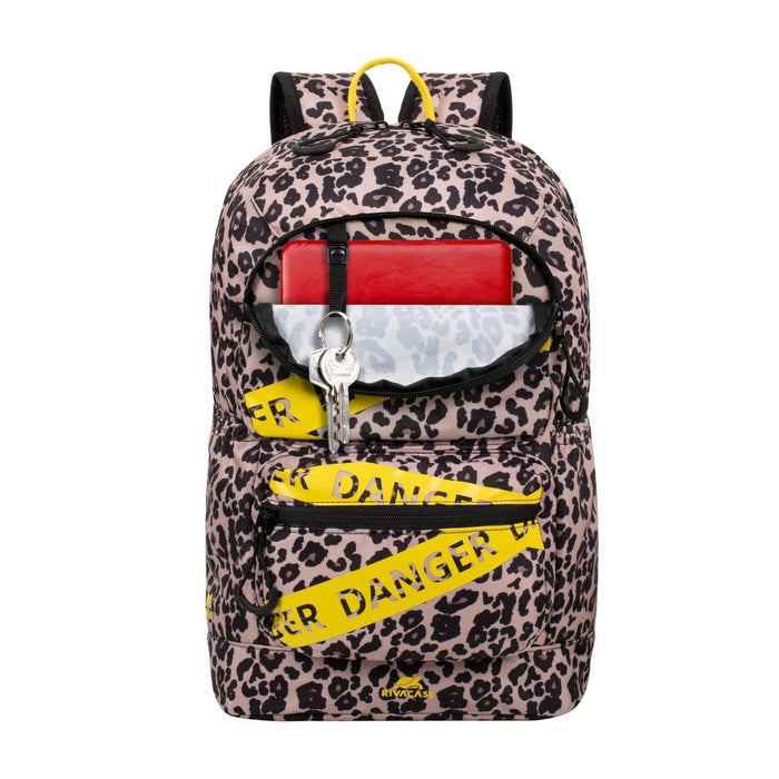 EAN 4260709010458 - Rivacase Erebus 33,8 cm (13.3") Mochila Beige, Negro, Amarillo imagen 5