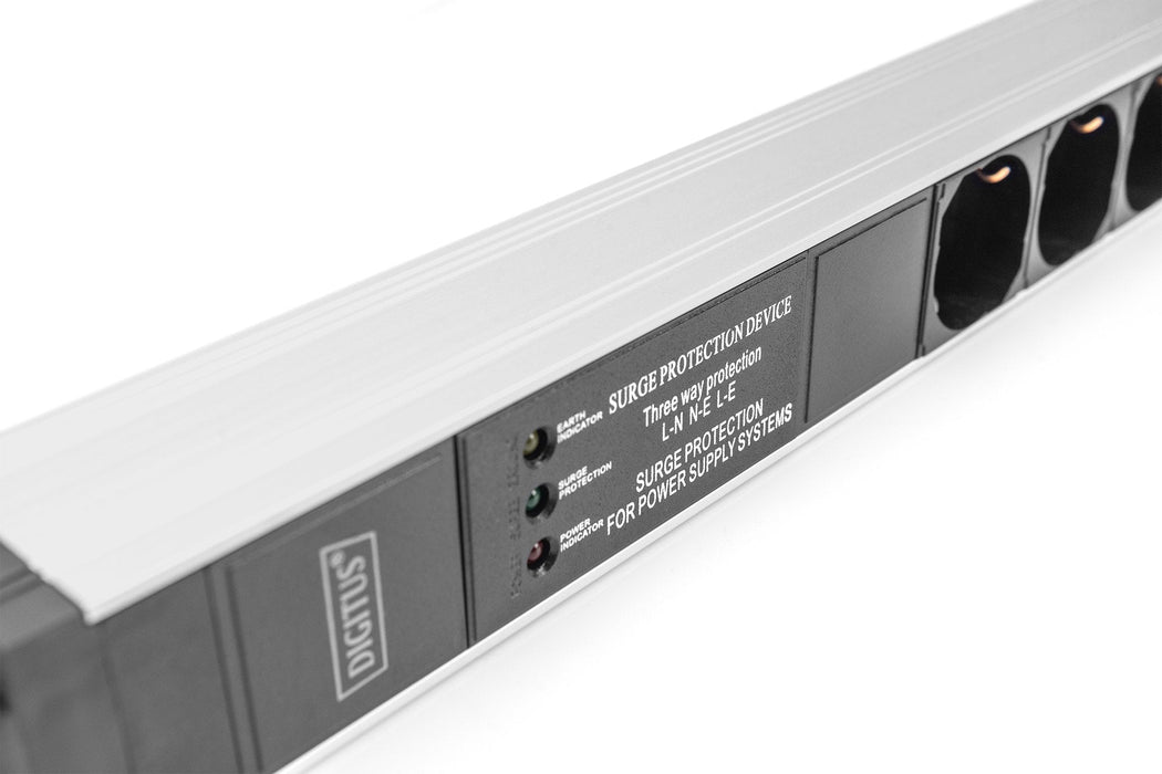 Regleta Italia - Digitus Pdu 7x 16a Salidas 230v 16a Negro