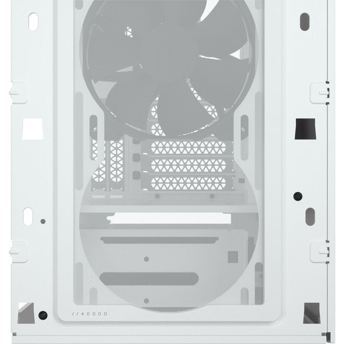 Caja Pc Corsair 4000d Tempered Glass White