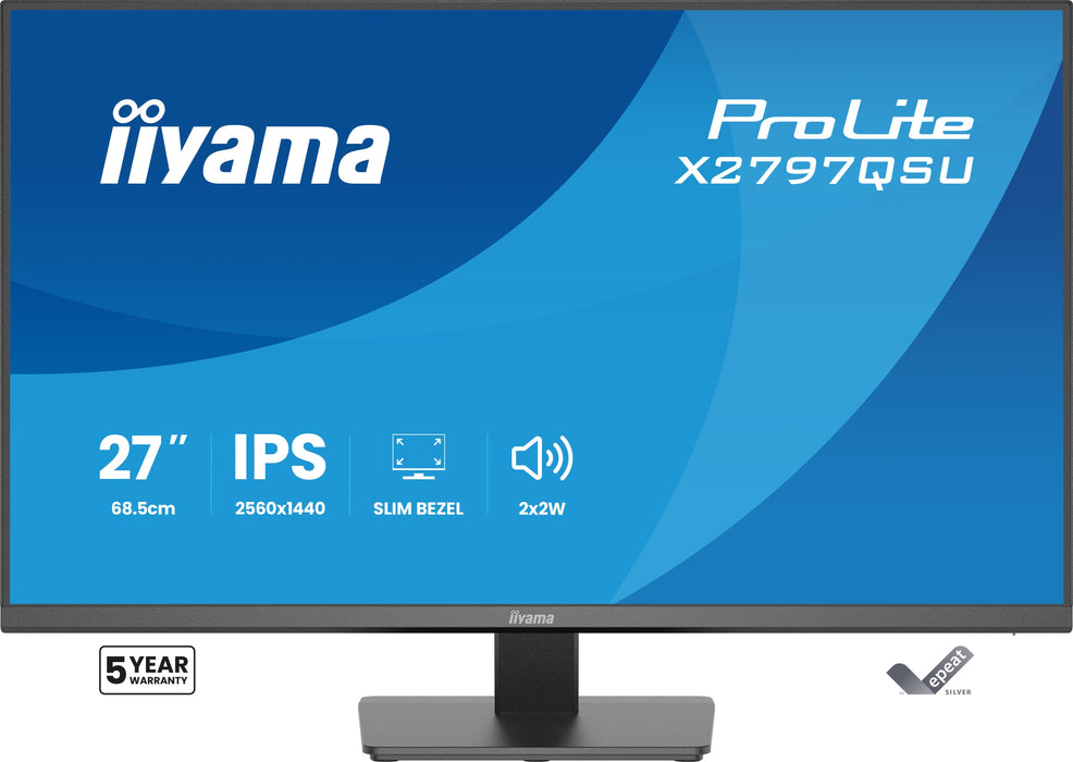 EAN 4948570126880 - iiyama ProLite X2797QSU-B1 pantalla para PC 68,6 cm (27") 2560 x 1440 Pixeles Quad HD LED Negro imagen 2