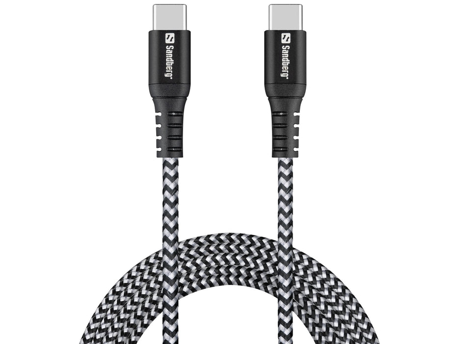 Sandberg 441-67 Cable Usb Usb 2.0 2 M Usb C Negro, Blanco