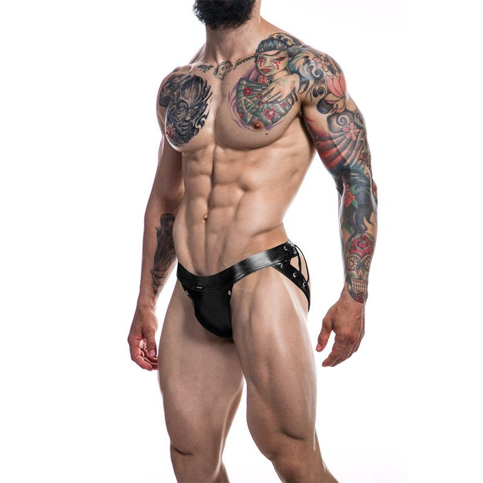 Cut4men - Jockstrap Desire Cuero Negro S