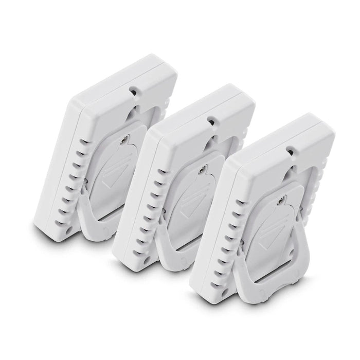 Hama Cres Pack De 3 Medidores De Temperatura Y Humedad Para Interior - Pantalla Digital - Permite Colgar En Pared -