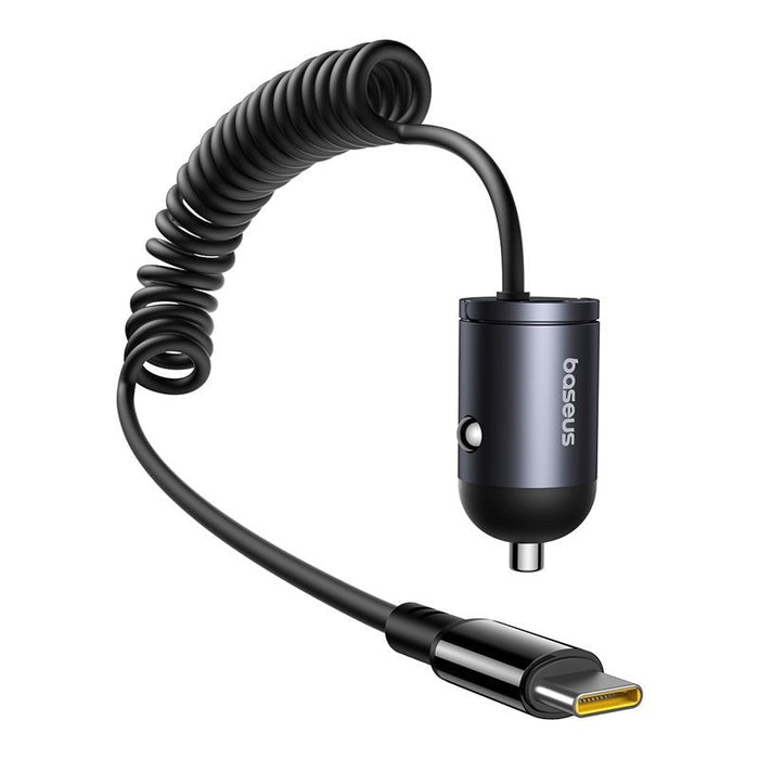 Tiny Star Mini Car Charger (C+C Cable Included)  30w Cosmic Black
