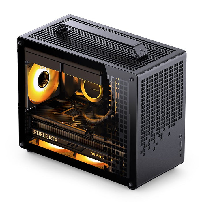 Jonsplus Z20 Micro-Atx Carcasa, Con Tragegriff - Negro