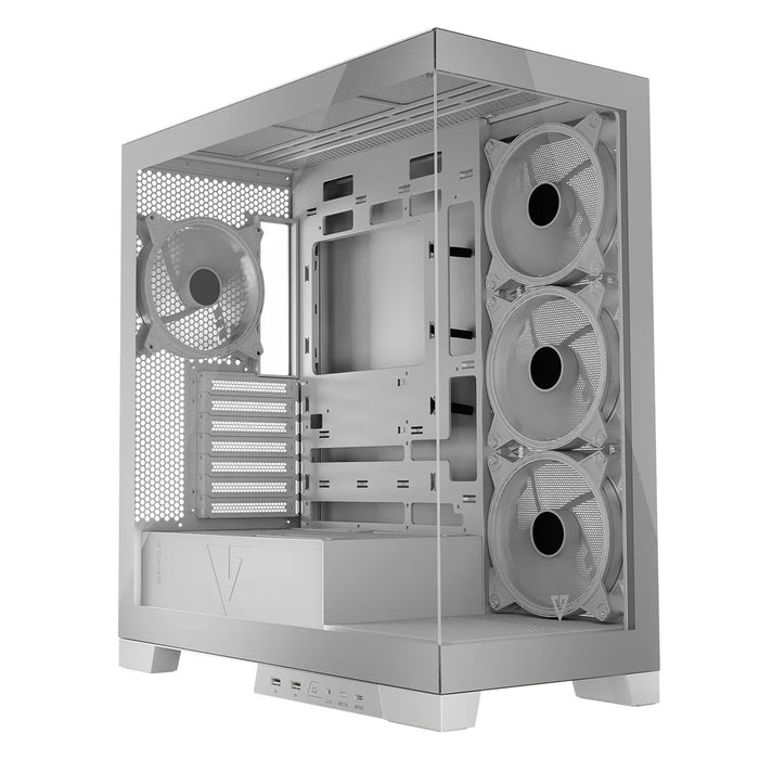 EAN 5903560981305 - Modecom Volcano SPACE APEX ARGB MIDI Midi Tower Blanco imagen 2