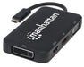 EAN 0766623152600 - Manhattan 152600 base para portátil y replicador de puertos USB Tipo C Negro imagen 1