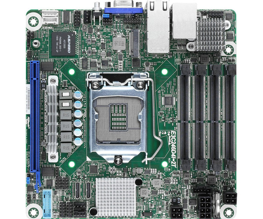 Placa Base Asrock Mainboard E3c246d4i-2t