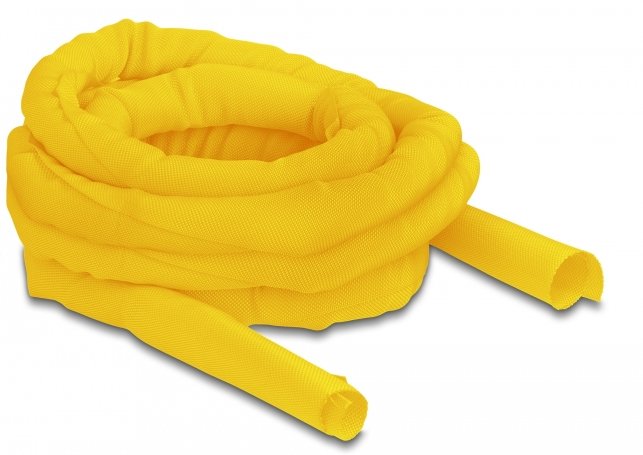 Manguera De Tela Con Cierre Automático Delock. Resimente Al Calor. 5mx25mm Amarillo