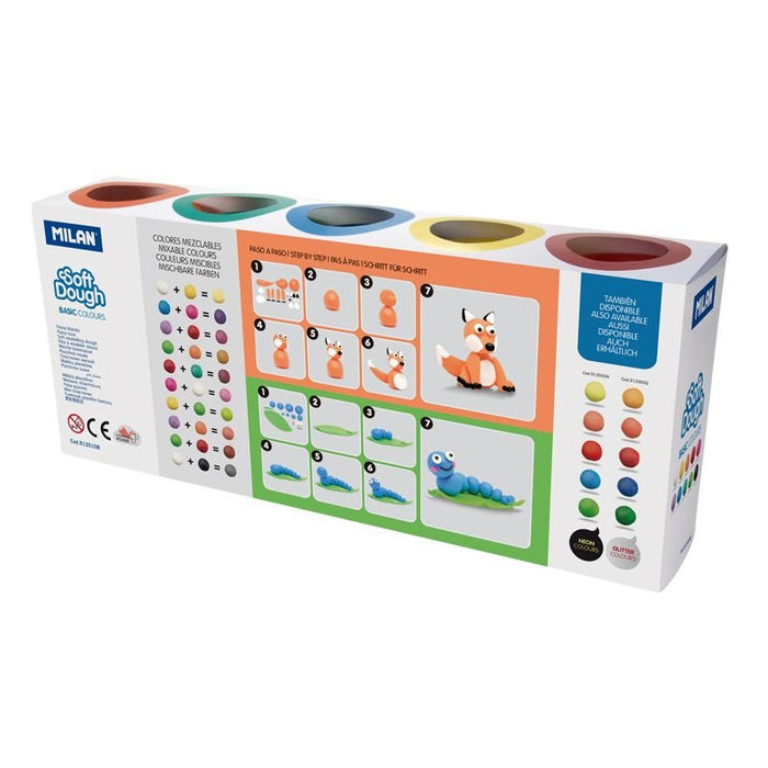 EAN 8411574086567 - Milan 913510B compuesto para cerámica y modelaje Pasta para modelar 850 g Multicolor 10 pieza(s) imagen 2