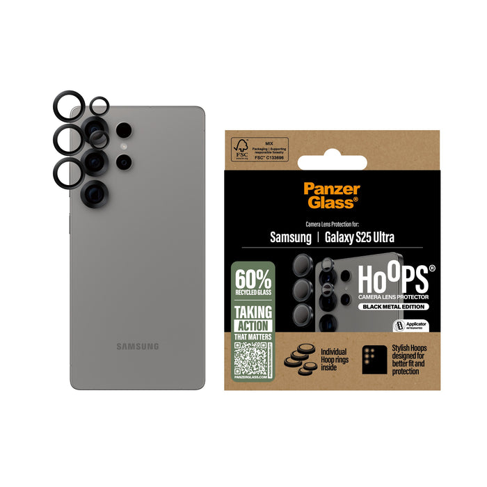 EAN 5715685017070 - PanzerGlass ® Hoops® Camera Lens Protector Black Samsung Galaxy S25 Ultra Protector de pantalla 1 pieza(s imagen 2