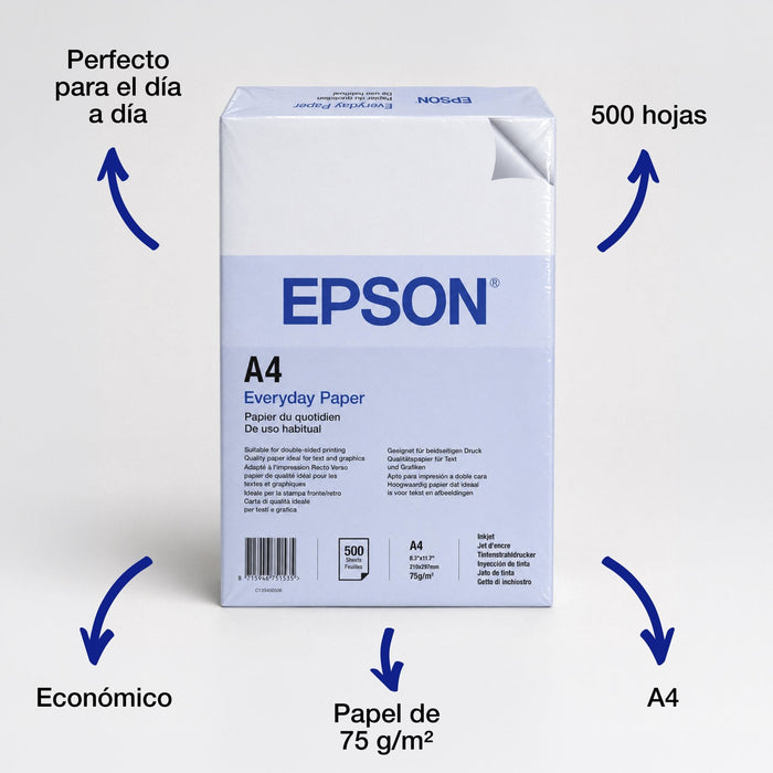 Epson Blanco Intenso - A4 (210 X 297 Mm) - 75 G/M²