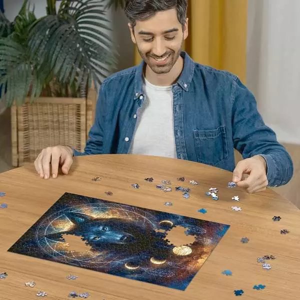 Puzzle Lobo Brillante 500 Piezas