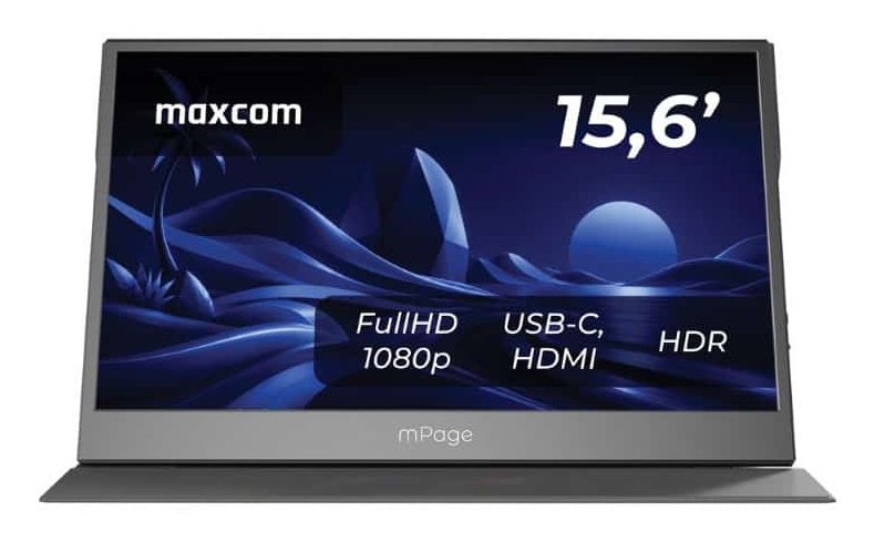 EAN 5908235970929 - MaxCom MPAGE15 pantalla para PC 39,6 cm (15.6") 1920 x 1080 Pixeles Full HD LED Gris imagen 3