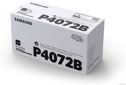 EAN 0191628449392 - Samsung CLT-P4072B 2-pack Black Toner Cartridges cartucho de tóner 2 pieza(s) Original imagen 1