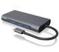 EAN 4250078168966 - ICY BOX IB-DK4040-CPD Alámbrico USB 3.2 Gen 1 (3.1 Gen 1) Type-C Antracita, Negro imagen 1