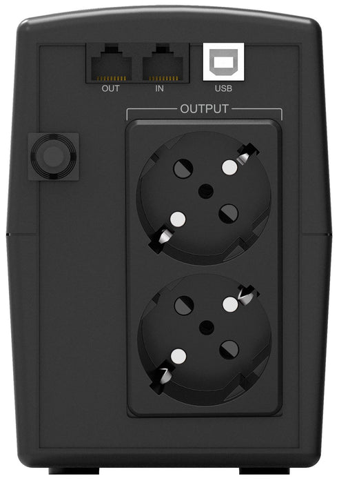 EAN 4260074980677 - PowerWalker VI 600 STL sistema de alimentación ininterrumpida (UPS) Línea interactiva 0,6 kVA 360 W 2 sal imagen 3