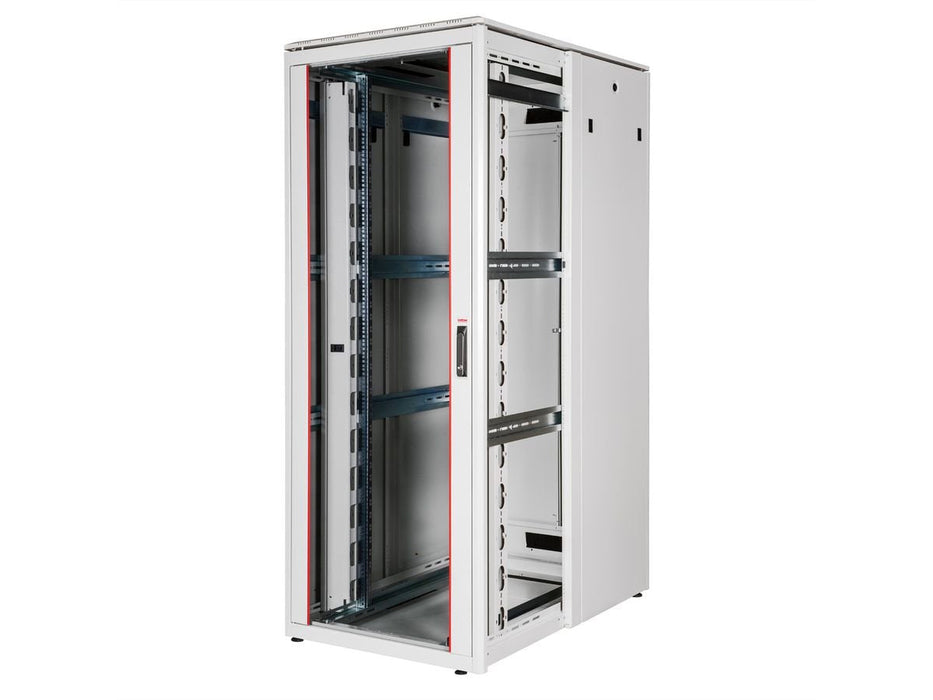 Roline 19-Zoll Netzwerkschrank Pro 42 He, 800x1200 Bxt Glastr Grau