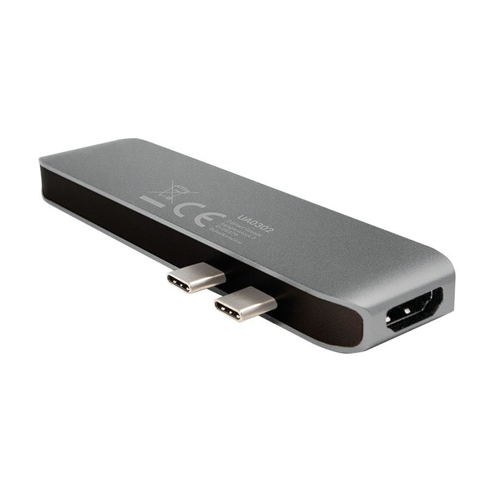 EAN 4052792048469 - LogiLink UA0302 base para portátil y replicador de puertos USB 3.2 Gen 1 (3.1 Gen 1) Type-C Aluminio, Neg imagen 4