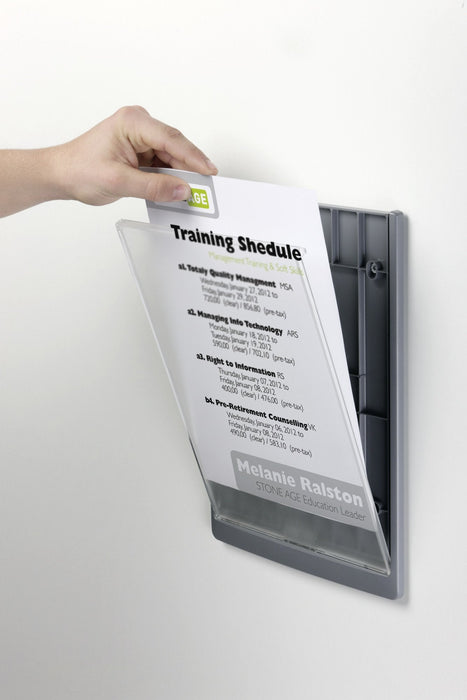 Durable Click Sign - Soporte Para Etiqueta - Fijación De Puerta