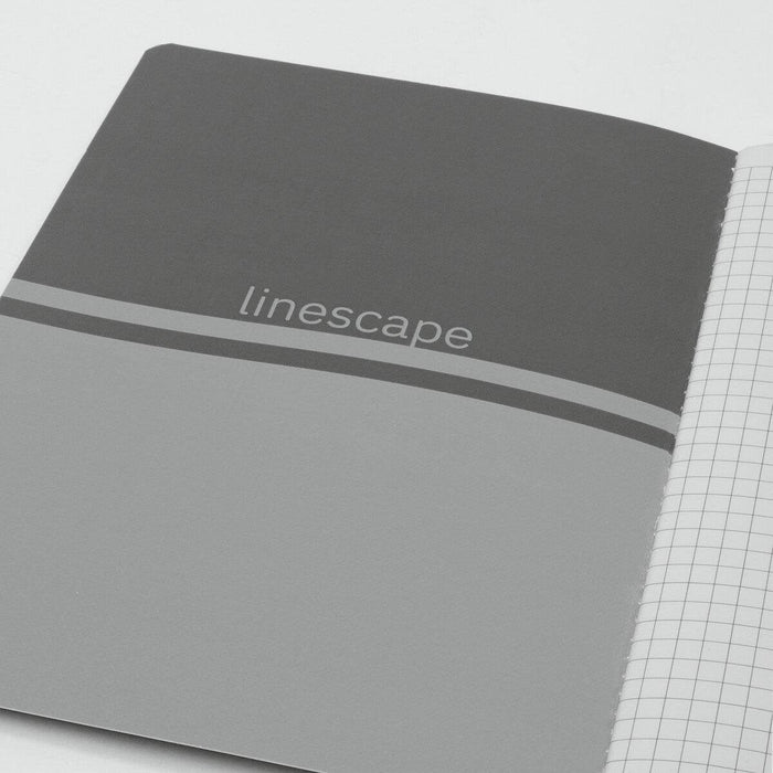Sigel Notizhefte Linescape Ca. Din A5 Cuadriculado Gris Oscuro Gris Claro Softcover - Material De Oficina