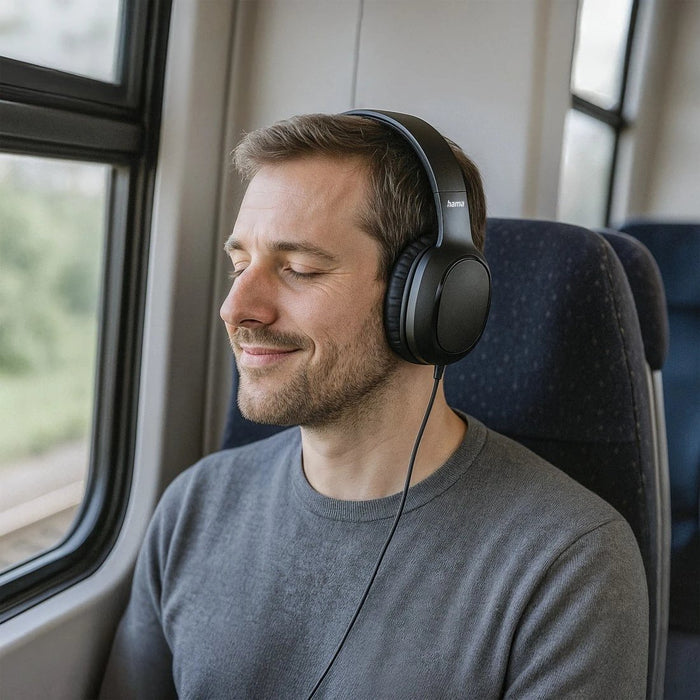 EAN 4047443545145 - Hama 00221814 auricular y casco Auriculares Alámbrico Diadema Llamadas/Música USB Tipo C imagen 4