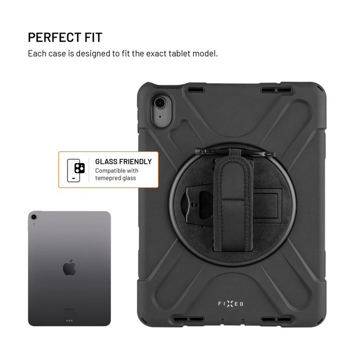Fixed Rugged Tab Case For Apple Ipad 10,9" 11", Black