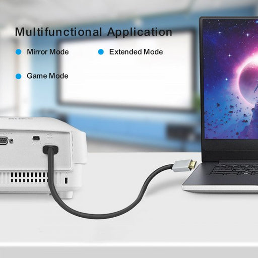 EAN 4005938884537 - Helos 288453 adaptador de cable de vídeo 1 m DisplayPort HDMI Negro imagen 2