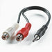 EAN 7611990146215 - VALUE Cable 3,5mm/RCA, 0.2m cable de audio 0,2 m Negro imagen 1