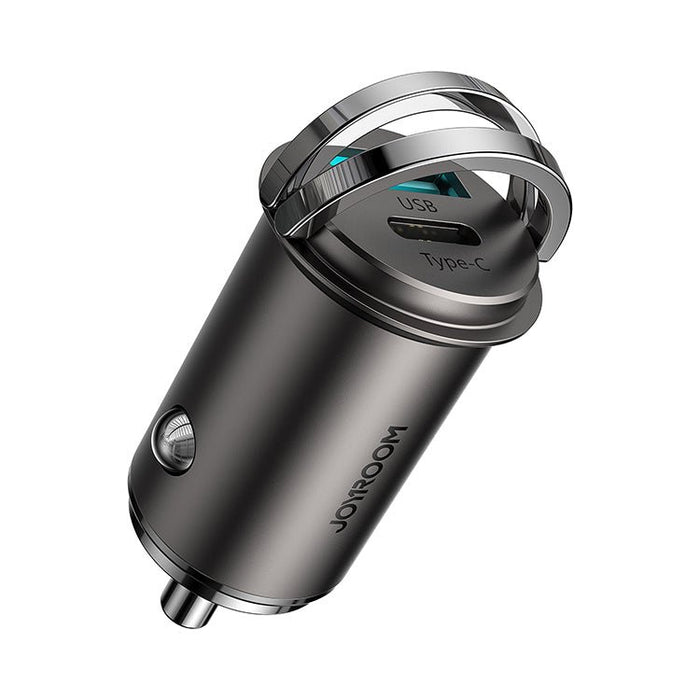 EAN 6941237136404 - JOYROOM C-A35 cargador de dispositivo móvil Universal Gris Encendedor de cigarrillos Carga rápida Auto imagen 1