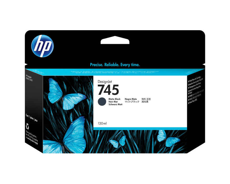 EAN 0725184104626 - HP 745 130-ml DesignJet Matte Black Ink Cartridge cabeza de impresora Inyección de tinta térmica imagen 1