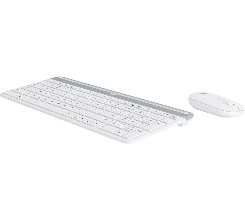 Teclado Y Raton Logitech Mk470 Slim Wireless Blanco Hueso No/Da/Swe/Fi