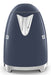 EAN 8017709347840 - Smeg KLF03NBEU tetera eléctrica 1,7 L 2400 W Azul, Cromo imagen 2