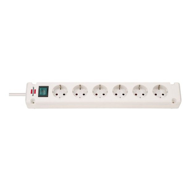 EAN 4007123643288 - Brennenstuhl 1150650326 base múltiple 3 m 6 salidas AC Interior Blanco imagen 1