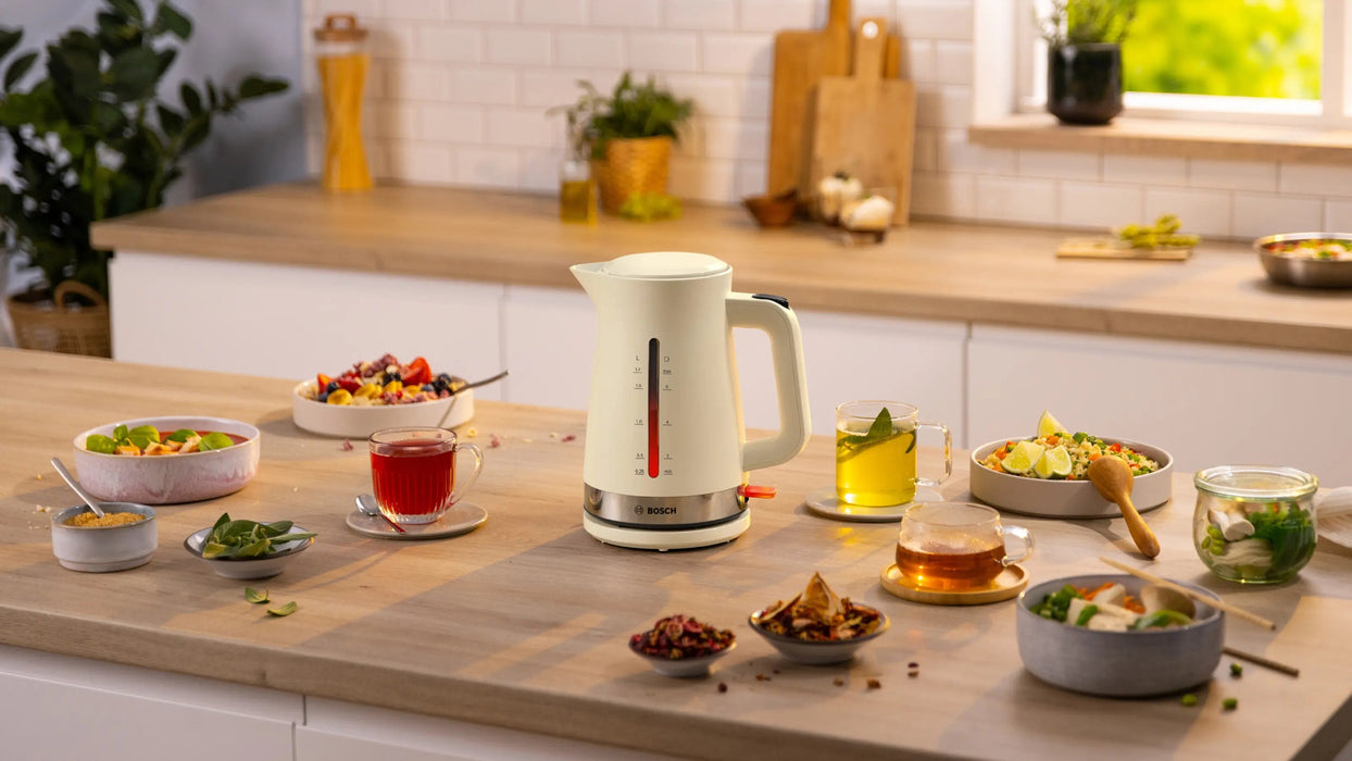 Tetera Eléctrica  Bosch Mymoment 1,7 L 2400 W Crema De Color