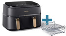 EAN 8720389033018 - Philips 3000 series NA352/04 freidora 9 L Independiente 2750 W Freidora de aire caliente Negro, Cobre imagen 1