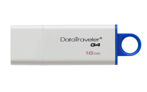 EAN 0740617220452 - Kingston Technology DataTraveler G4 unidad flash USB 16 GB USB tipo A 3.2 Gen 1 (3.1 Gen 1) Azul, Blanco imagen 1