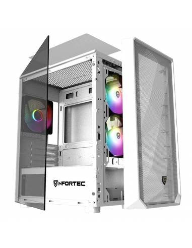 EAN 8435443721342 - Nfortec NF-CS-DYS-W carcasa de ordenador Torre Blanco imagen 5