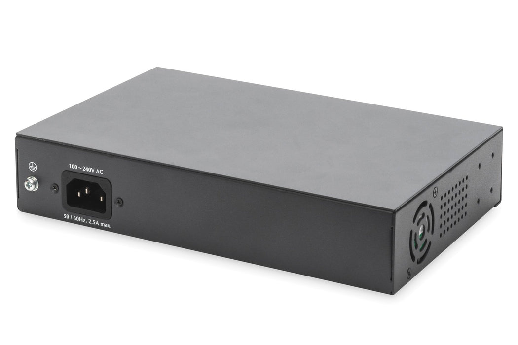 EAN 4016032467380 - Digitus DN-95140 switch No administrado Gigabit Ethernet (10/100/1000) Energía sobre Ethernet (PoE) Negro imagen 2