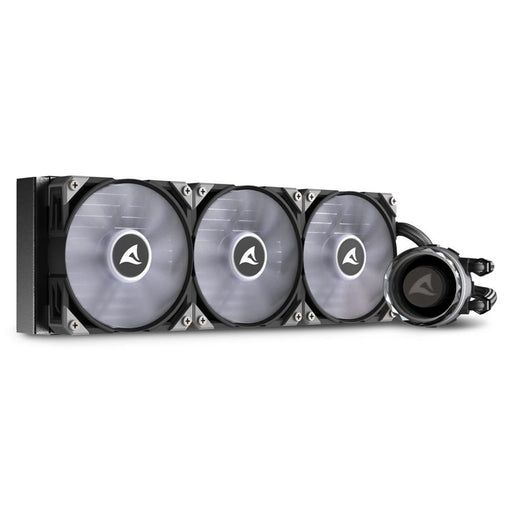 EAN 4044951038015 - Sharkoon S90 RGB Carcasa del ordenador, Procesador Sistema de refrigeración líquida todo en uno 12 cm Neg imagen 2