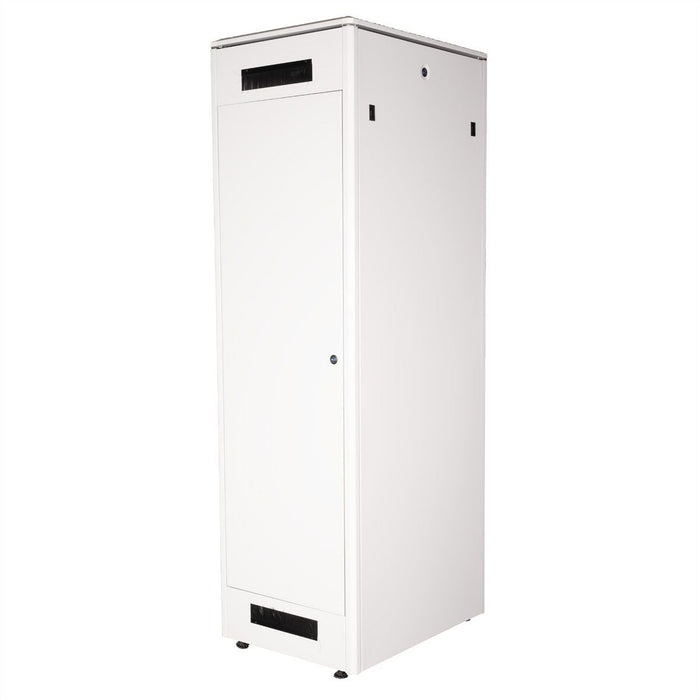 Roline 19-Zoll Netzwerkschrank Pro 42 He, 600x800 Bxt Glastr Grau